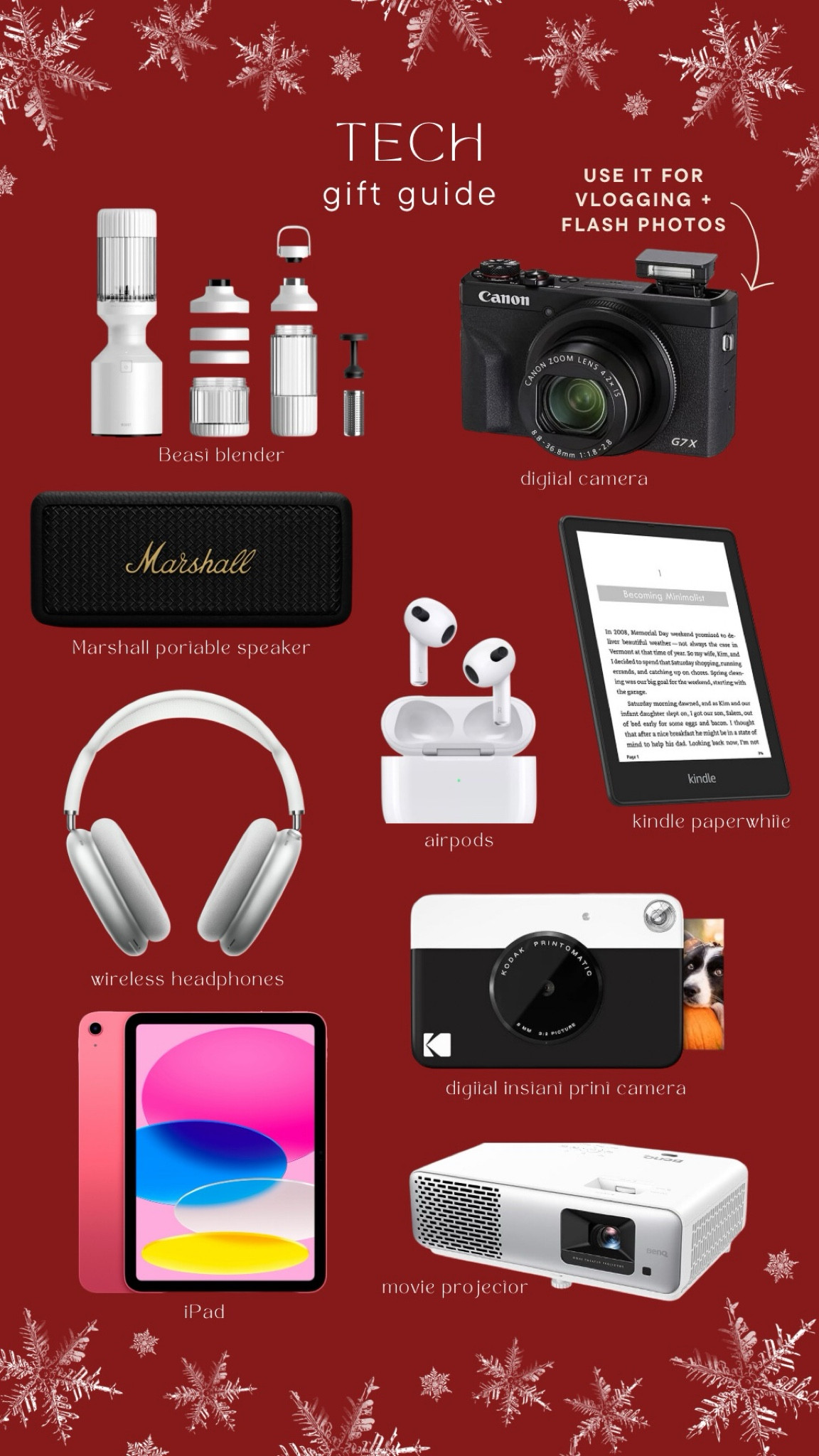 ✨🎁 TECH GIFT GUIDE 🎁✨

#LTKHoliday #LTKGiftGuide #LTKCyberWeek