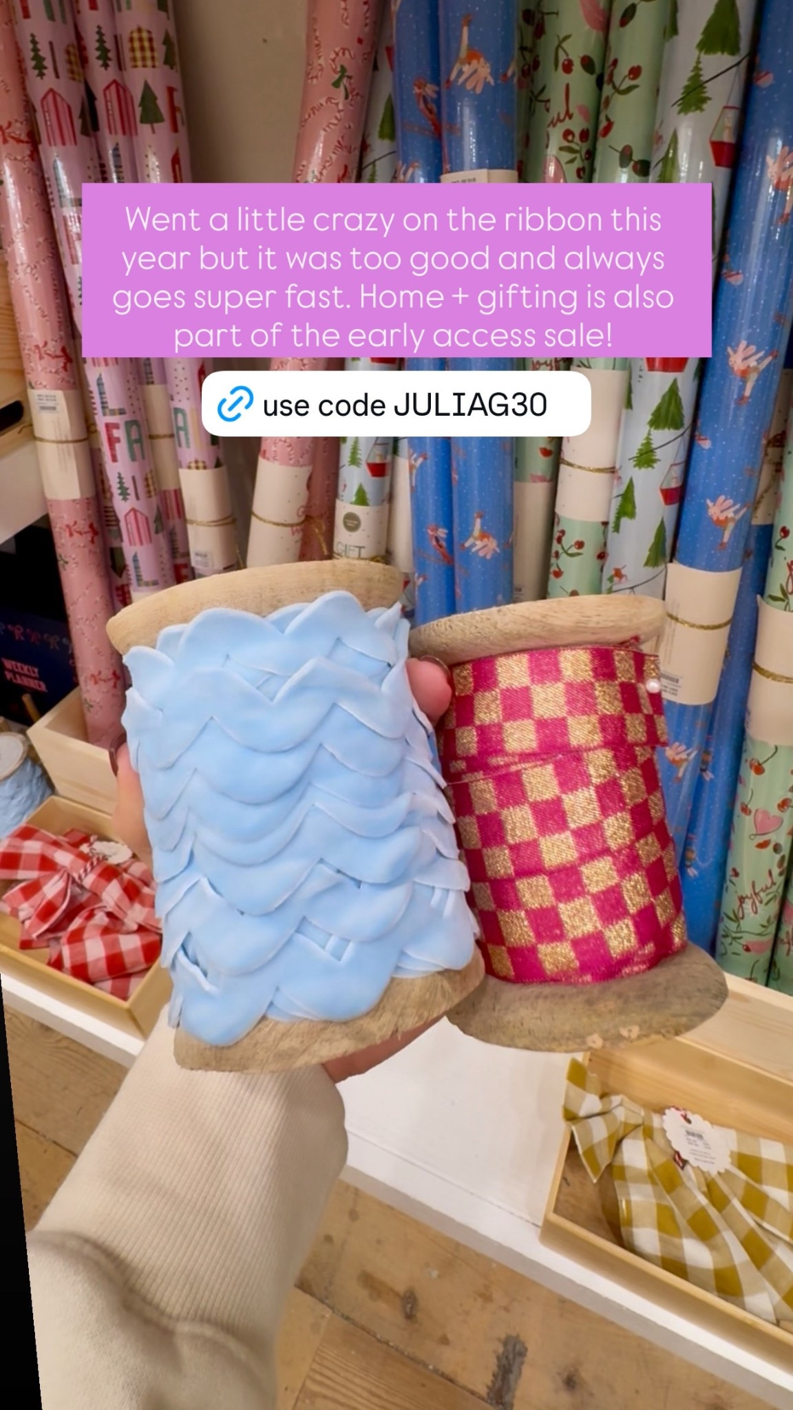 Gift wrap and ribbon is 30% off at Anthropologie with code JULIAG30! Plus, get $50 back for holiday gifting (12/11-12/25) when you spend $200 today!


#LTKHoliday #LTKCyberWeek #LTKGiftGuide