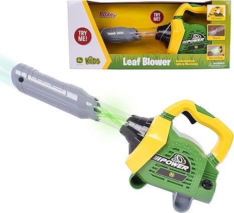 Sunny Days Entertainment John Deere Leaf Blower Toy for Kids – Pretend Construction Tool with L... | Amazon (US)