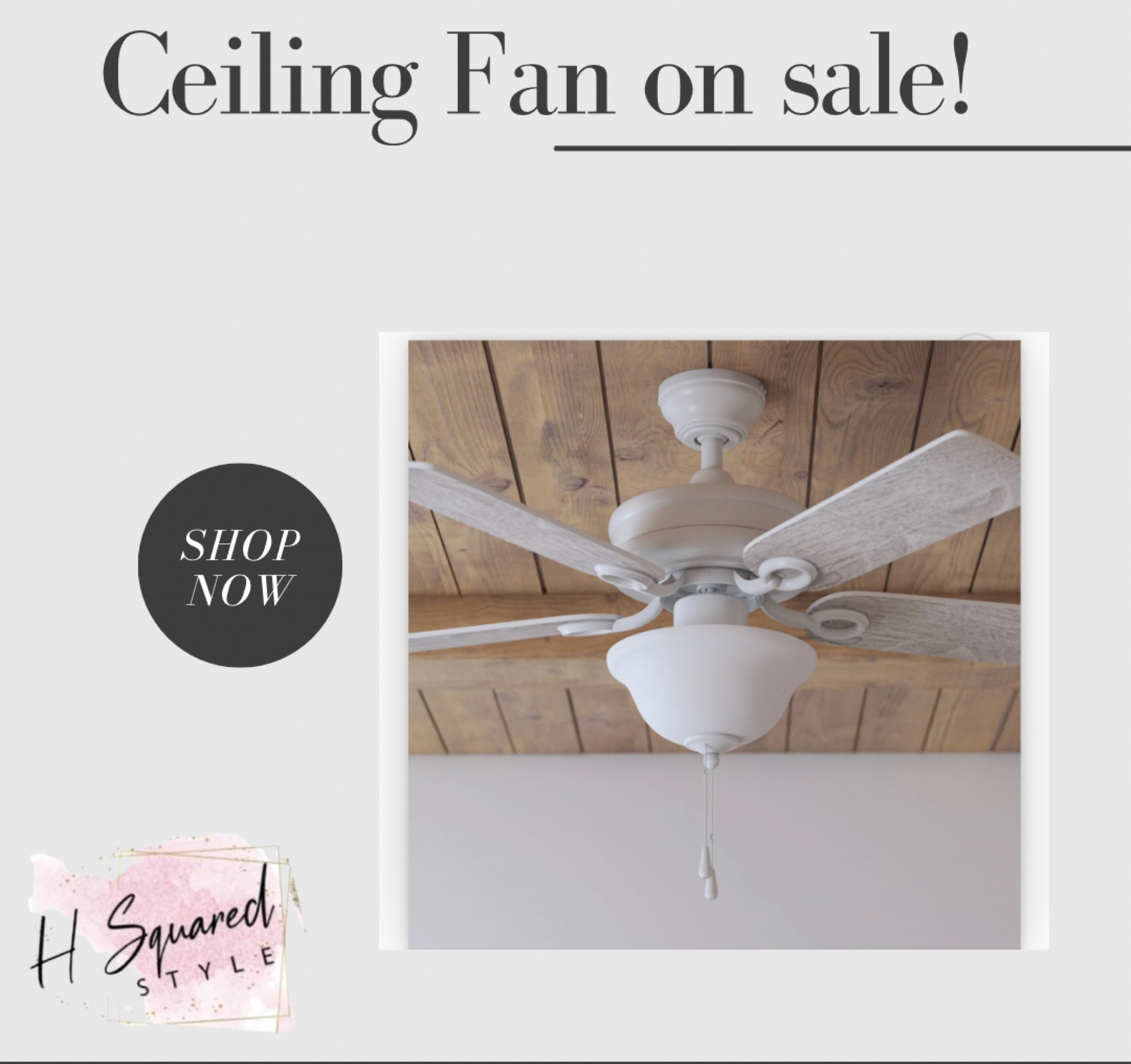 Love this white ceiling fan! On sale too! 

#LTKFind #LTKsalealert #LTKhome