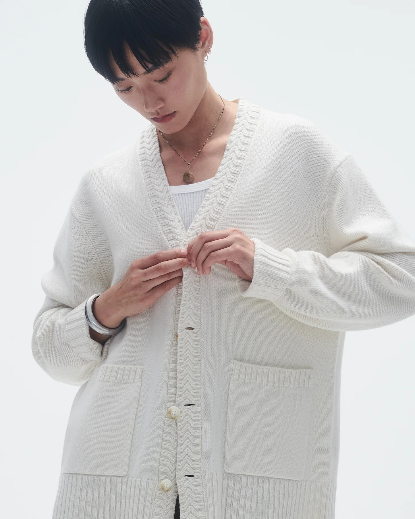 The Cardigan - Cream | Guest In Residence