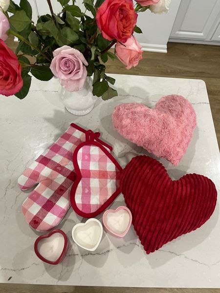 Valentine’s Day decor! 

Red and pink decor. Home decor. Heart decorations. Kitchen decor. Oven mitts. Candles. Pillow. 

Similar pillow and candles linked!

#LTKfindsunder100 #LTKhome #LTKfindsunder50