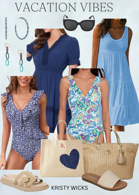 Super cute blue vibes giving you the feel of the ocean on your beach vacation! Love the ease of these pieces to throw on and go and look so stylish! 



#LTKswim #LTKU #LTKtravel