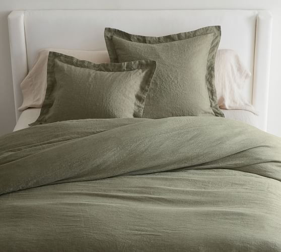 Belgian Flax Linen Duvet Cover | Pottery Barn (US)