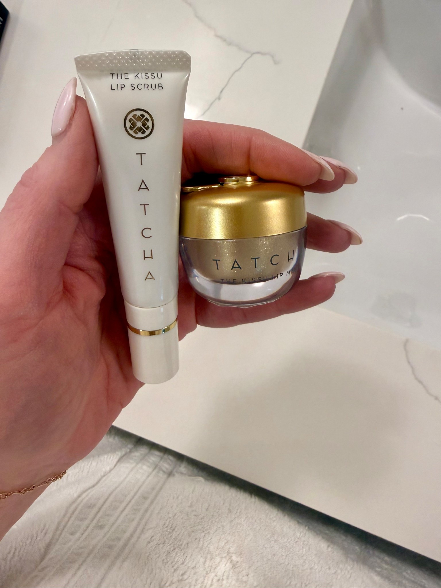 My lip combo 😆 This Tatcha lip scrub and shimmer balm/mask is so creamy and dreamy! 💋kiss

#LTKdayinmylife #LTKgrwm #LTKBeauty