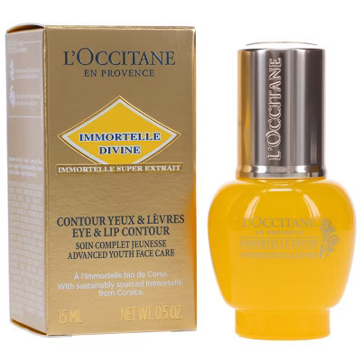 L'Occitane Immortelle Divine Eye & Lip Contour 0.5 oz | Target