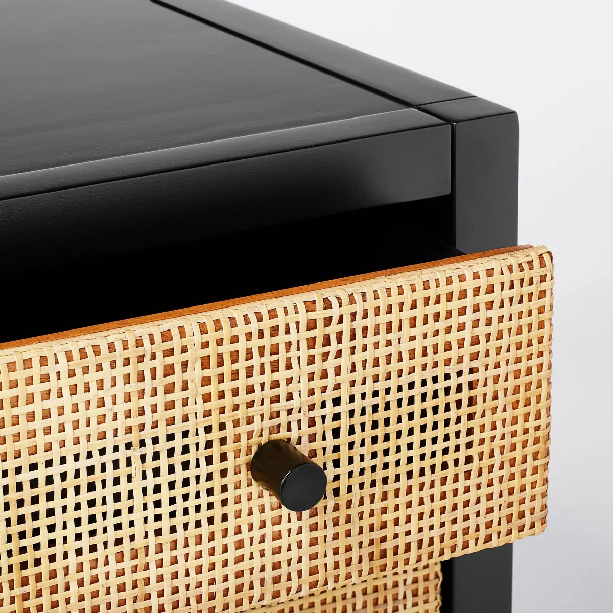 Springville 3 Drawer Nightstand Black - Threshold™ designed with Studio McGee | Target