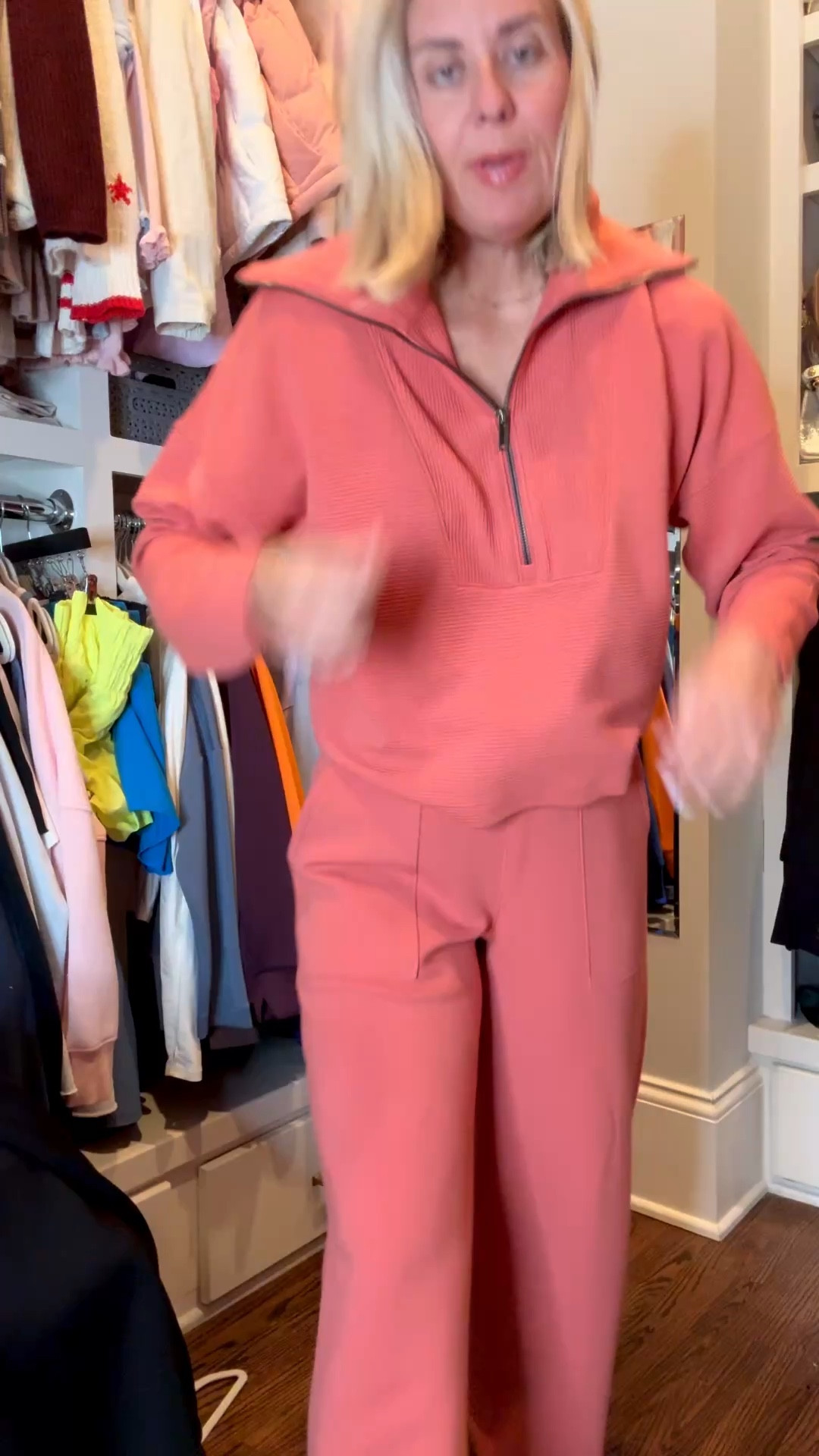 New style, same fabulousness! The ribbed air essentials give wonderful texture and a few style differences that are fun to mix in! Im in a small petite pant + xs half zip!

This is good & you’re going to want to shop sooner rather than later! 20% off sitewide with code LTKSPANX 3/12-15 *while supplies last!

Sizing:
Dresses- s
Tops/jackets- xs
Pants- s petite (I do have non petite in the barrel in attrition to petite)
Jumpsuits- s petite
Booty boost 7/8- small
Flare booty boost- s petite
Fitted tee- small


#LTKSpringSale #LTKSaleAlert #LTKPetite

#LTKootd #LTKTravel #LTKmomlife