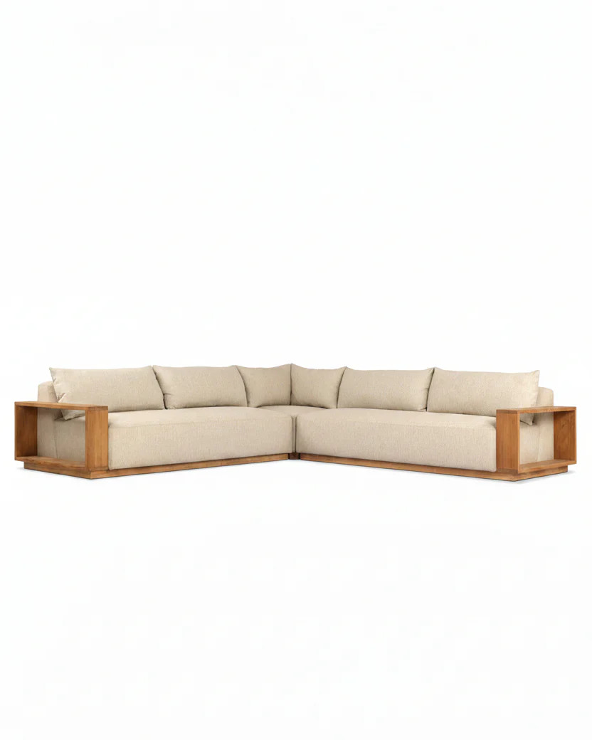 Augustine Outdoor Three-Piece Sectional | Magnolia