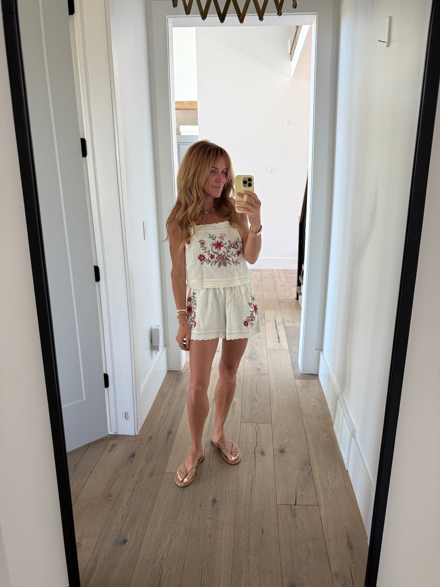 Wearing a small in the tops and bottoms. Set is from @Target!! 