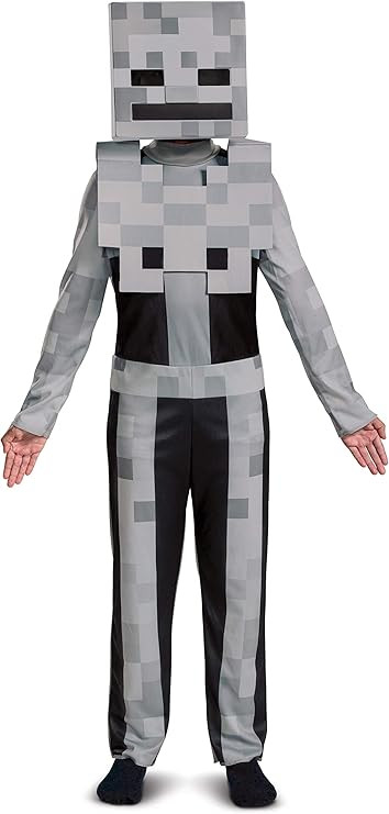 Kids Minecraft Classic Skeleton Costume | Amazon (US)