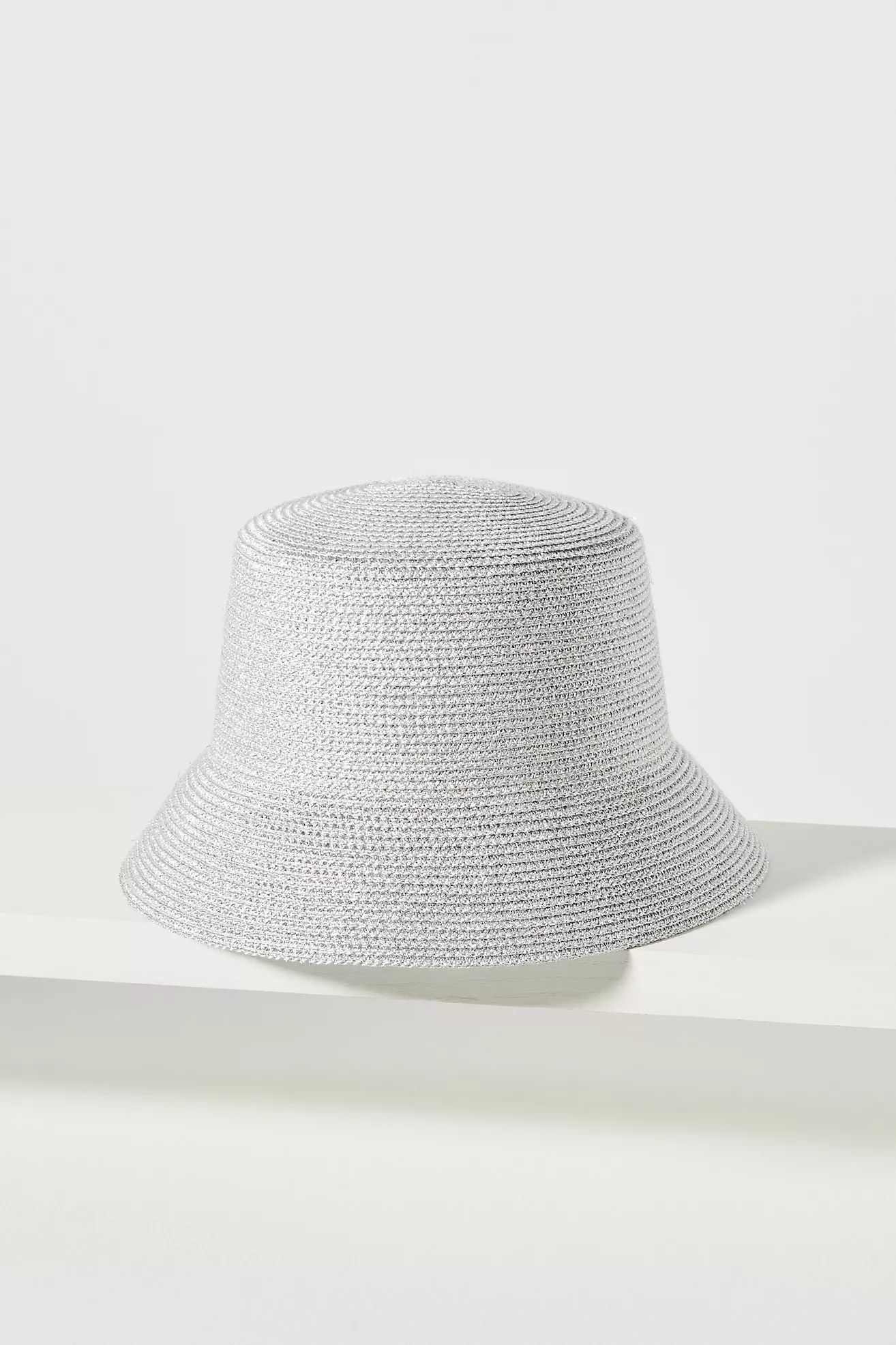 Raffia Shimmer Bucket Hat | Anthropologie (US)