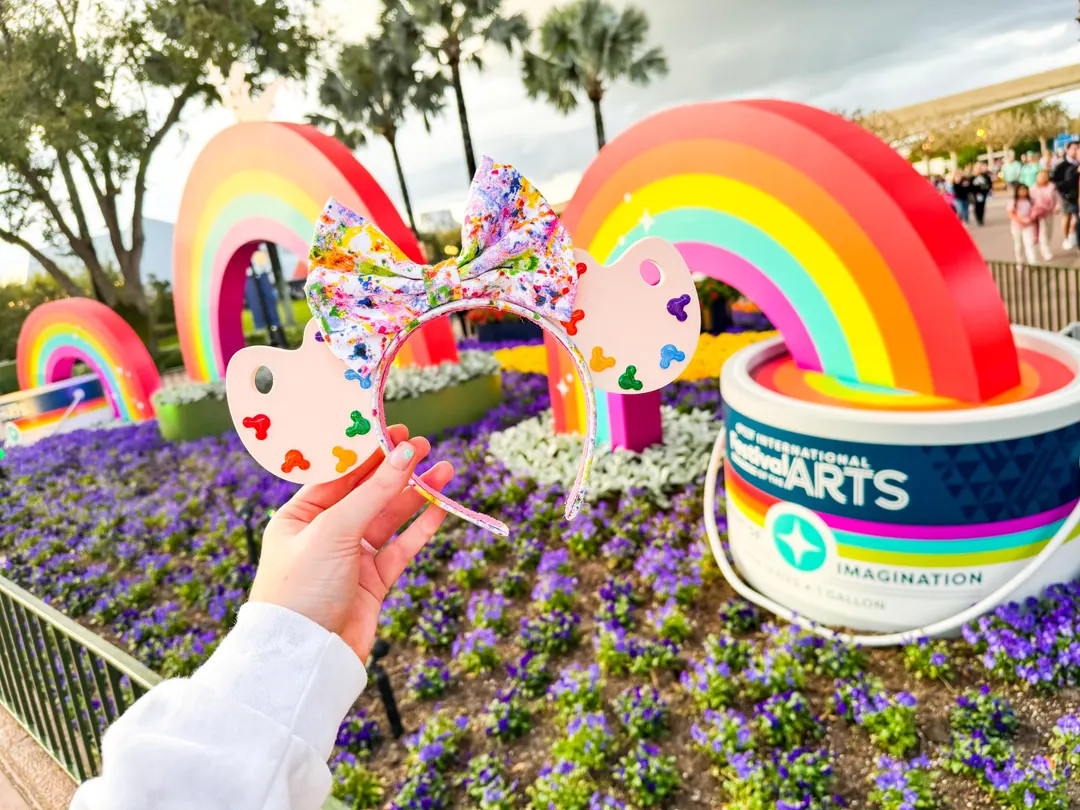Artists’ Touch Minnie Ears | Festival of the Arts| Epcot Ears | Minnie Ears | Disney Ears | Gif... | Etsy (US)