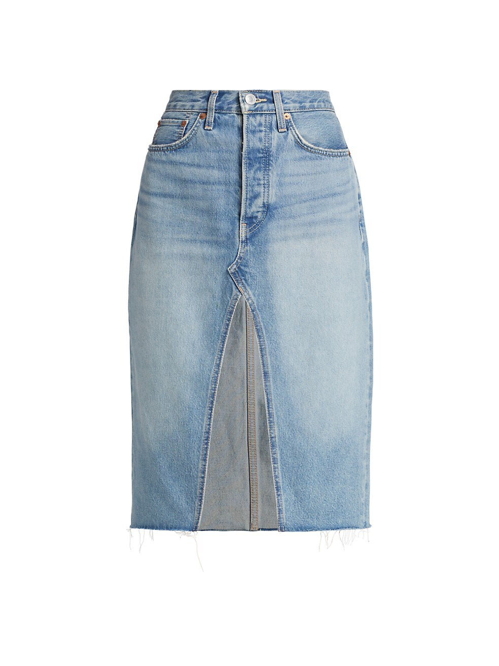 Midi Denim Skirt | Saks Fifth Avenue
