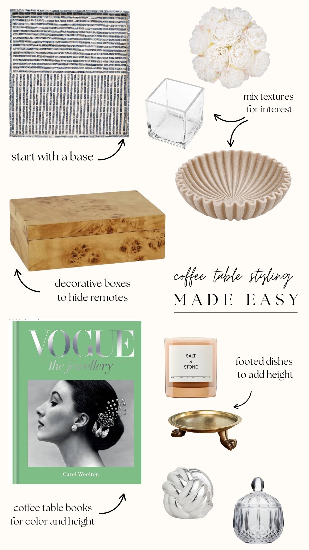 Coffee table styling made easy 