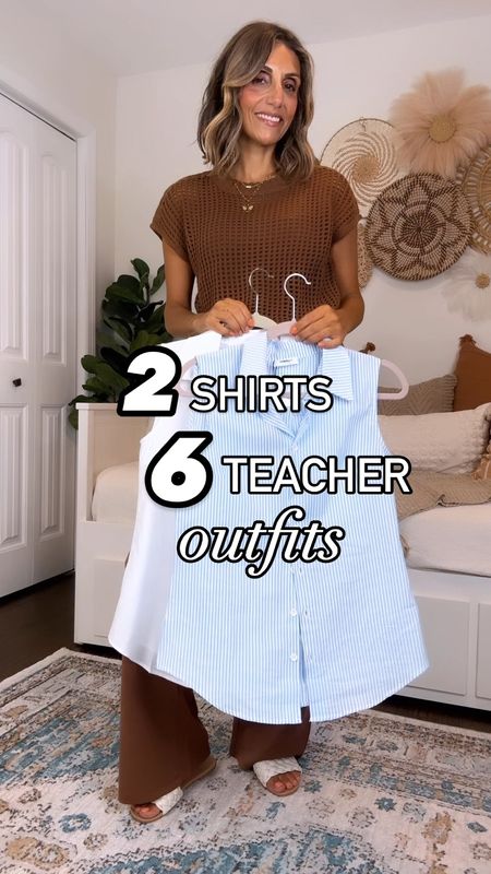 Teacher outfits 
2 button shirts 

#LTKOver40 #LTKFindsUnder50 #LTKStyleTip