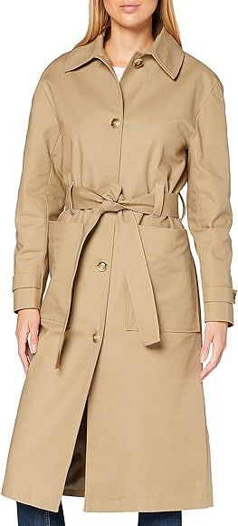 Amazon Brand - find. Women's Trench Belted Coat | Amazon (UK)