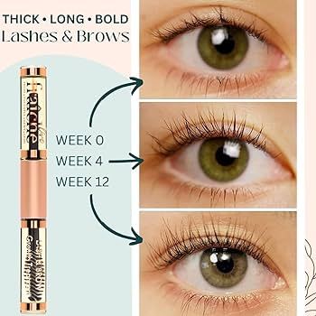 USDA Organic Castor Oil - All Natural Cold Pressed Castor Oil Eyelash Growth Serum with Mascara T... | Amazon (US)