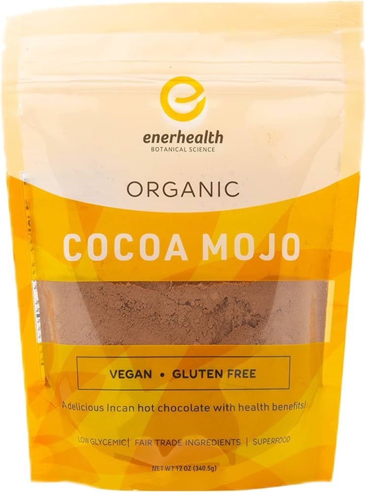 Enerhealth Botanicals Cocoa Mojo – Certified Organic Hot Chocolate Peruvian Cocoa Mix, Sweetene... | Amazon (US)
