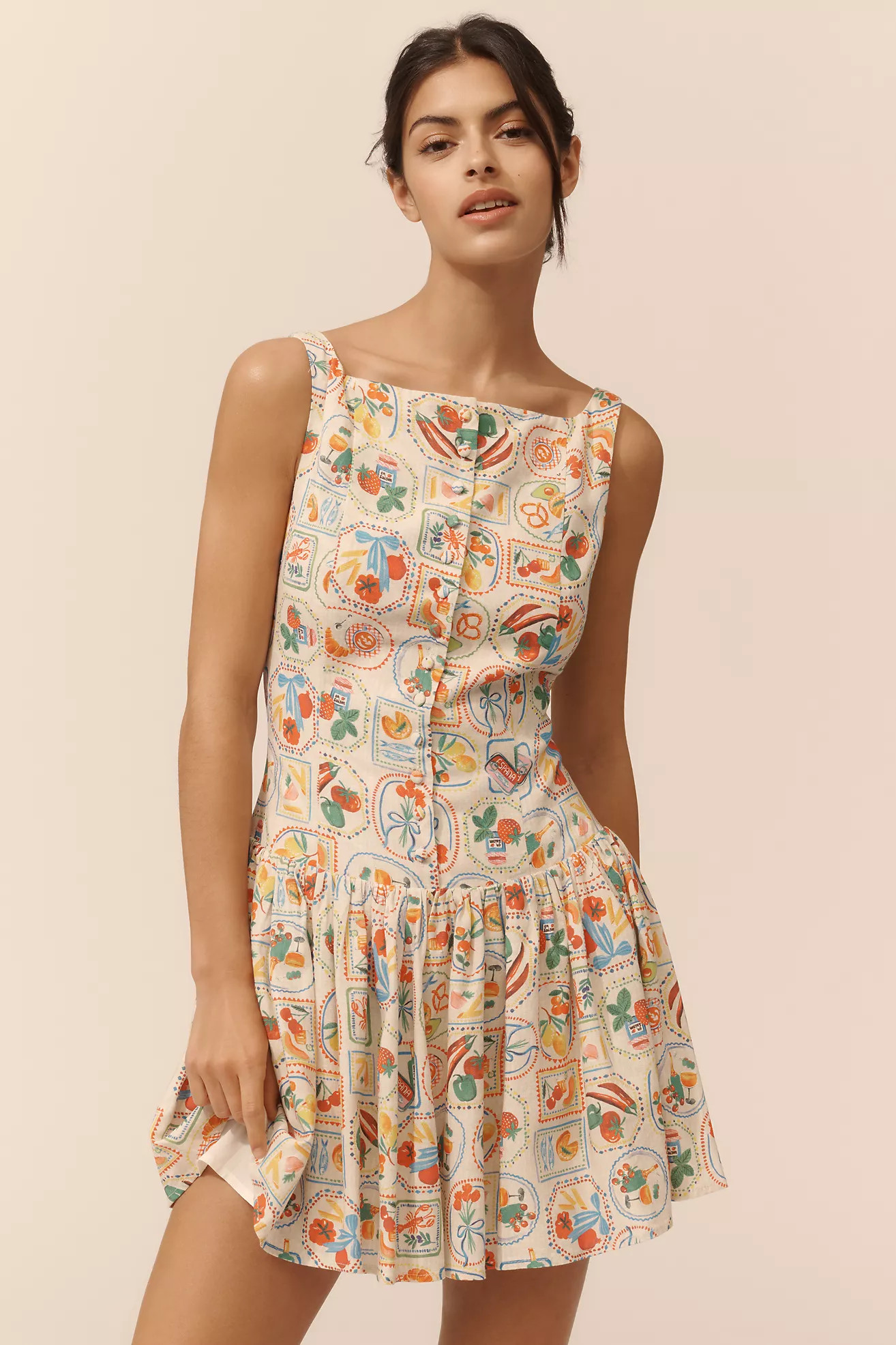 En Saison Nayeli Sleeveless Mini Dress | Anthropologie (US)