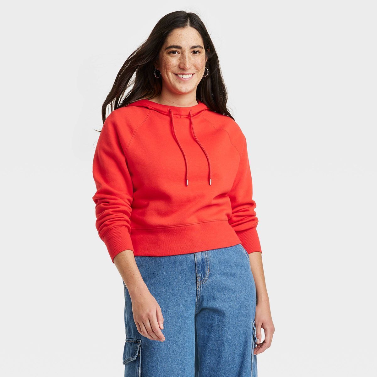 Women's Hooded Pullover Sweatshirt - Universal Thread™ Red | Target