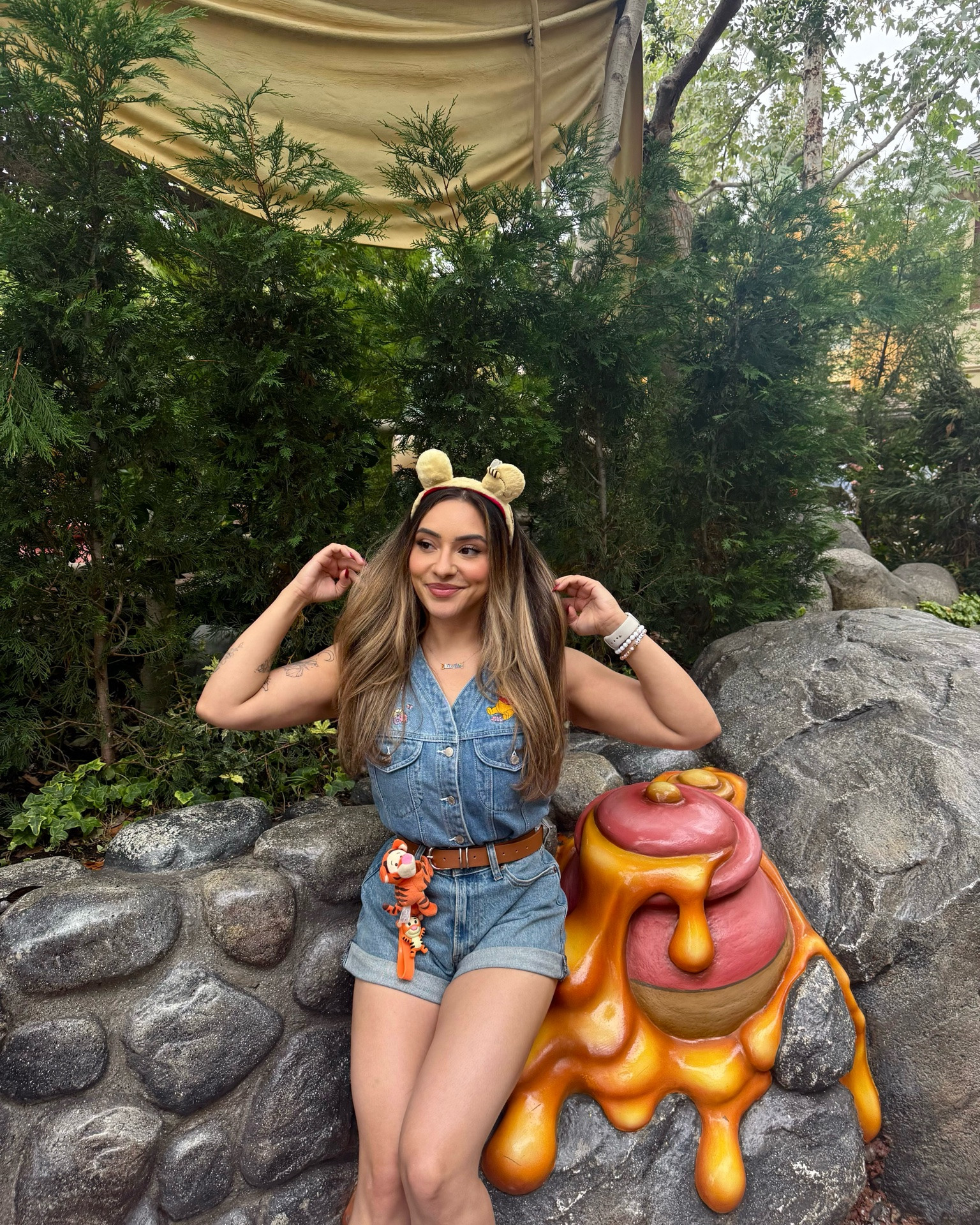 winnie the pooh & friends inspired look 🍯🐝🧸 

 #ltkdisney #disneyoutfit