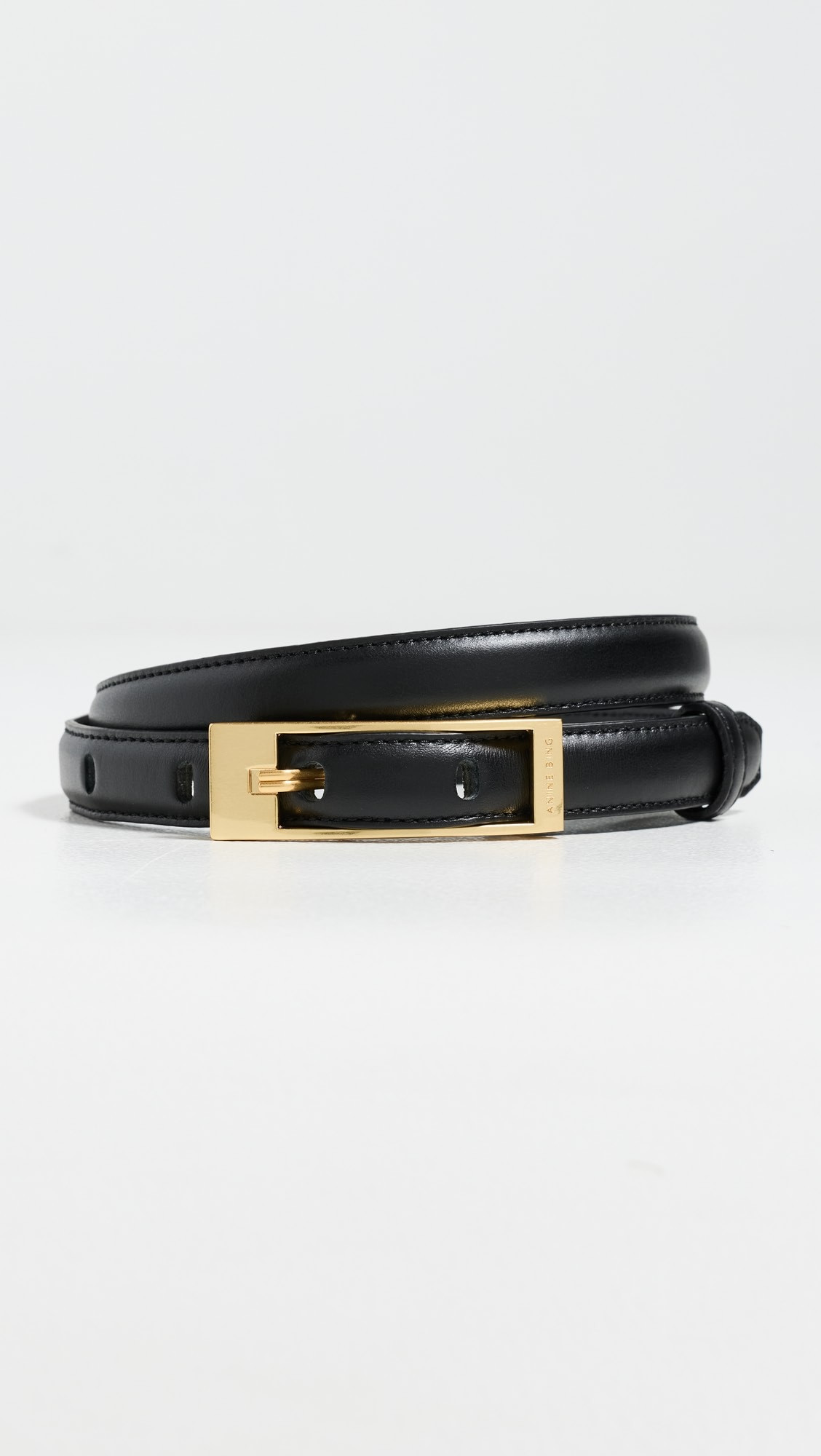 ANINE BING Elly Smooth Leather Belt | Shopbop | Shopbop