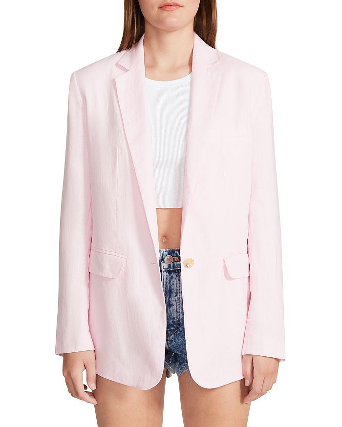BB Dakota by Steve Madden Linen On The Edge Boyfriend Blazer Back to Results -  Women - Bloomingd... | Bloomingdale's (US)