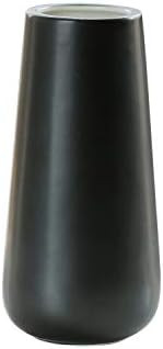 8 Inch Matte Black Ceramic Flower Vase for Home Décor, Design Box Package, VS-MAT-B-8 | Amazon (US)