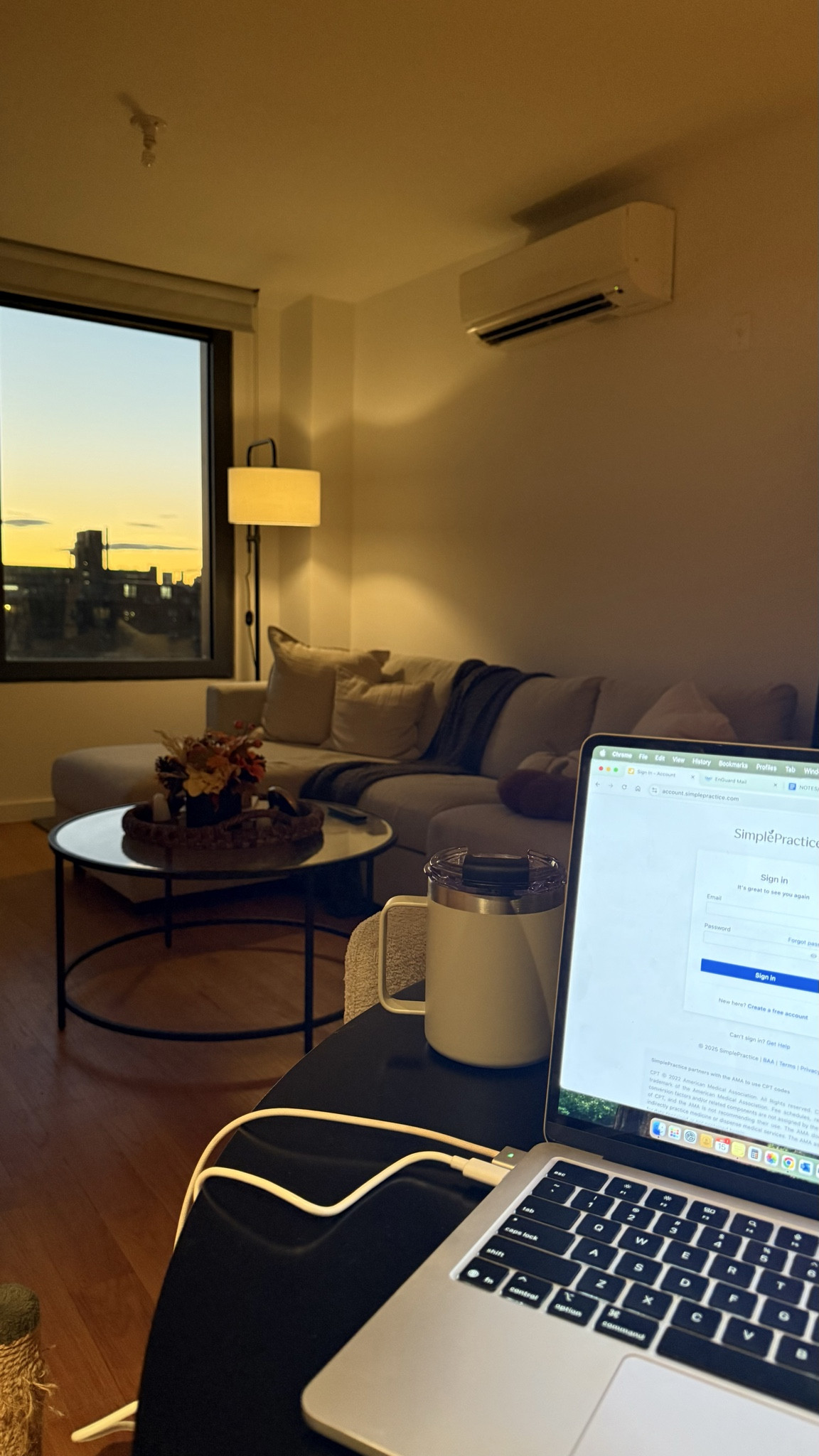 Therapy notes + golden hour = the vibe lately 🌙
#WorkFromHomeLife #CozyHomeAesthetic #NightRoutine #NYCApartment

#LTKdayinmylife #LTKHome #LTKootd