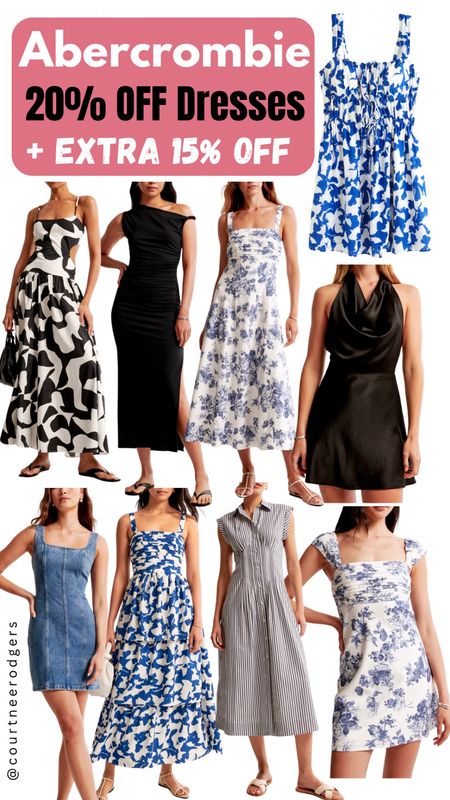 Abercrombie Dresses 20% OFF + an extra 15% off with code: AFKATHLEEN 
🩷 ENDS TODAY!! 🩷

Abercrombie, dresses, summer fashion, summer outfits 

#LTKSaleAlert #LTKStyleTip #LTKFindsUnder100