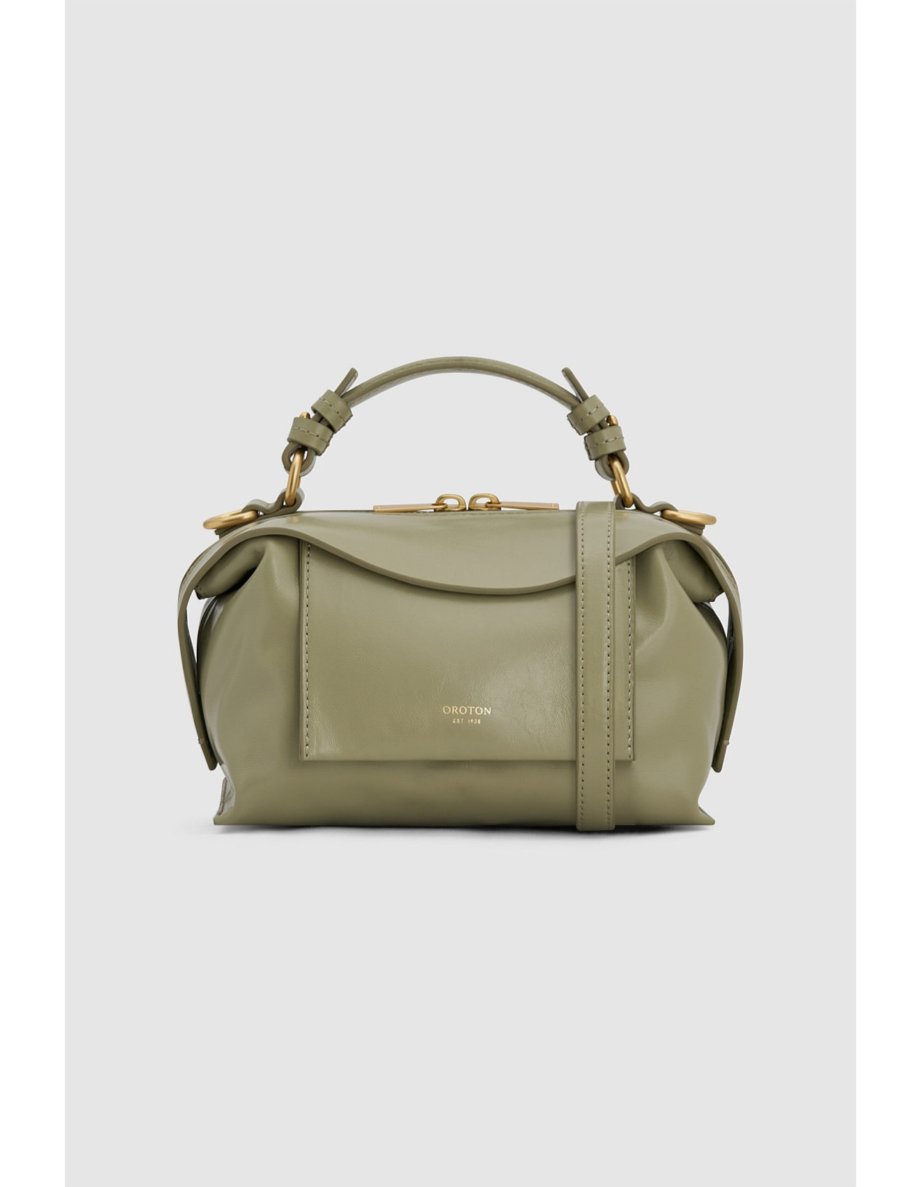 Mica Crackle Broguing Mini Bowler | David Jones (Australia & New Zealand)