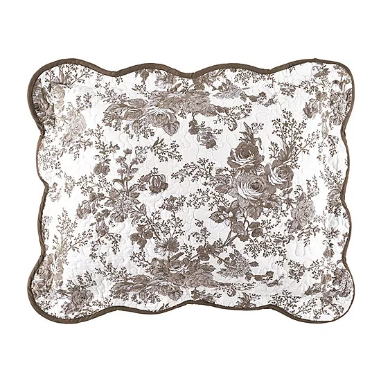 Laurel Manor Toile Garden Cotton Pillow Sham | JCPenney