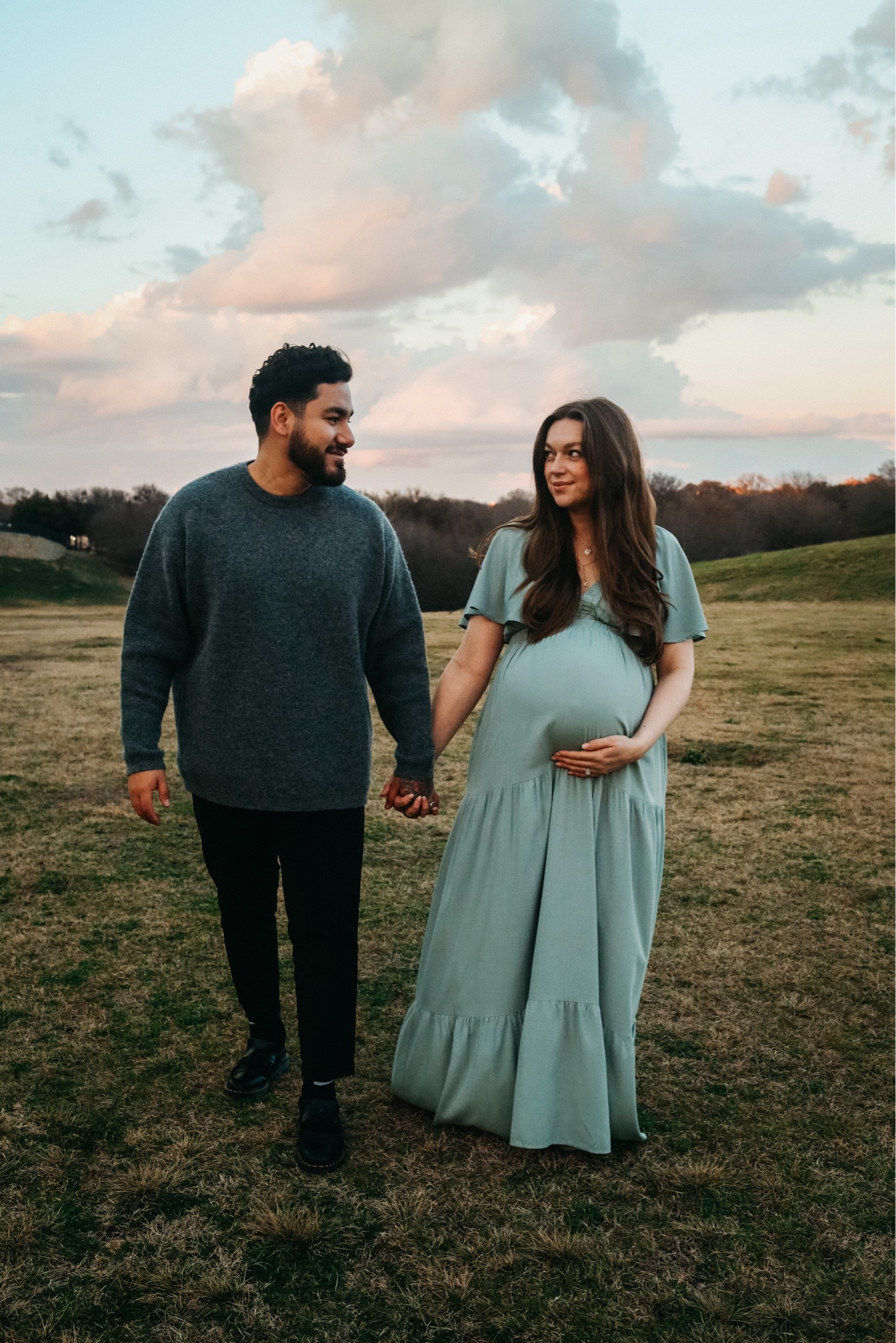 Not an official maternity dress but it worked perfect for our maternity photos the other day!

#LTKbump #LTKbaby