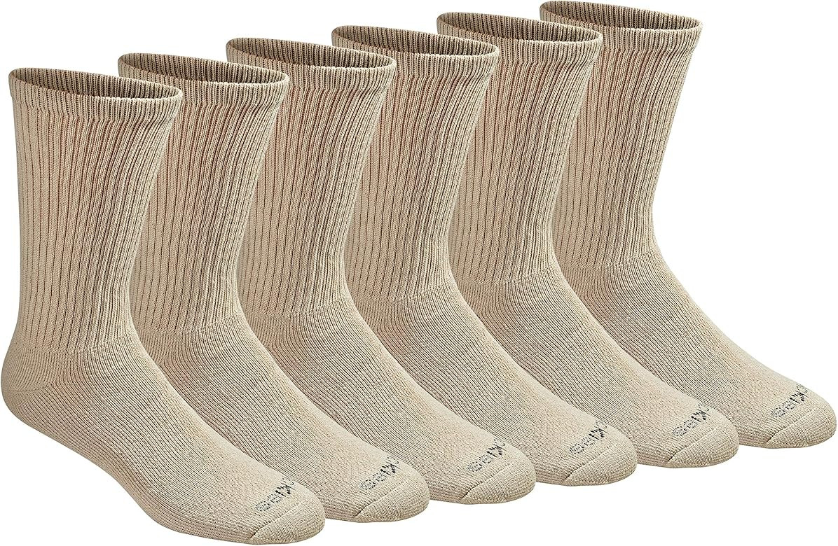 Dickies Men's Multi-pack Dri-tech Moisture Control Crew Socks | Amazon (US)