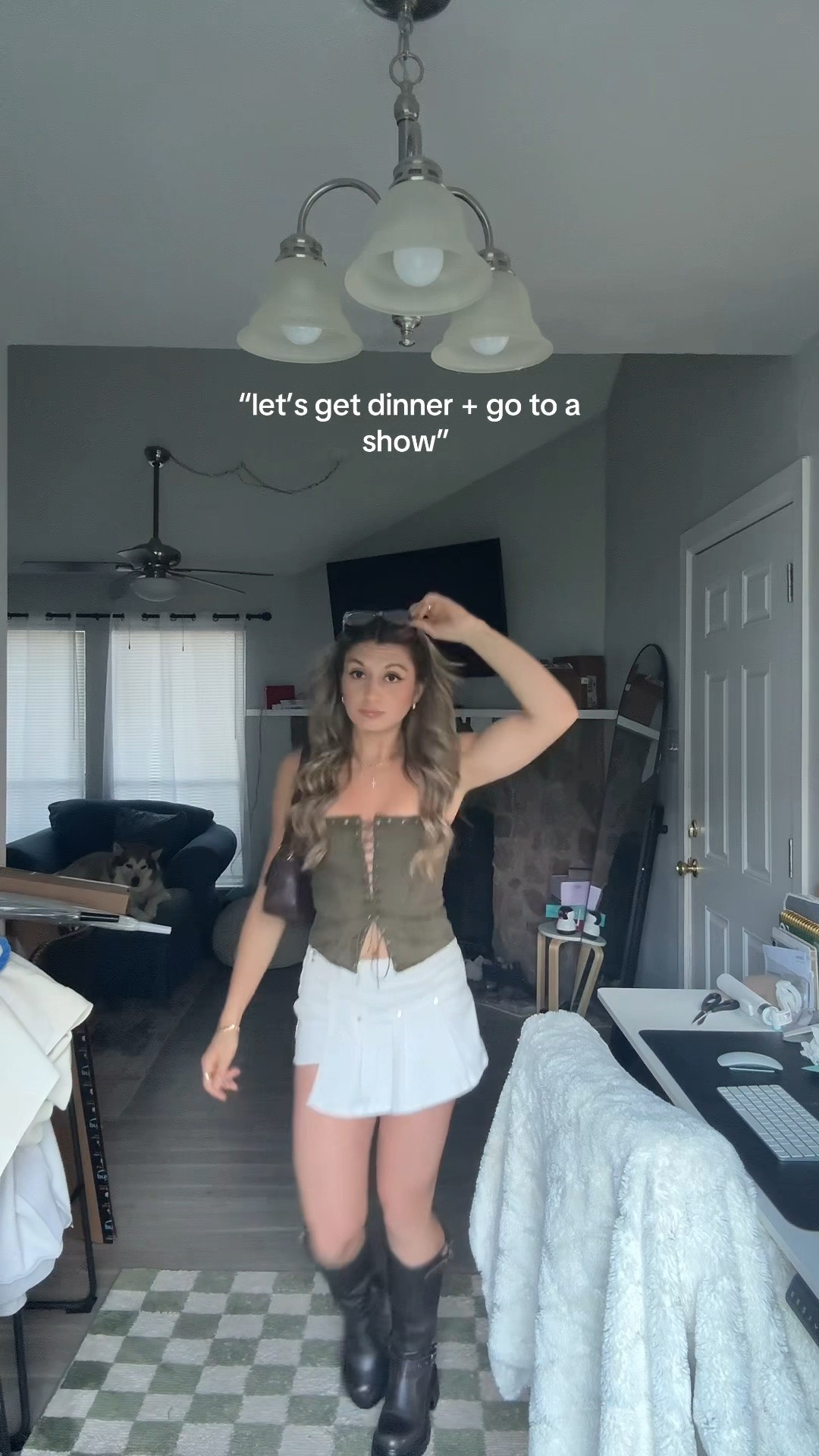 ok but I love this fit sm — top is from whitefox named: Don't Speak Faux Suede Bustier Cactus 

#LTKootd #LTKspringtrends #LTKSaleAlert