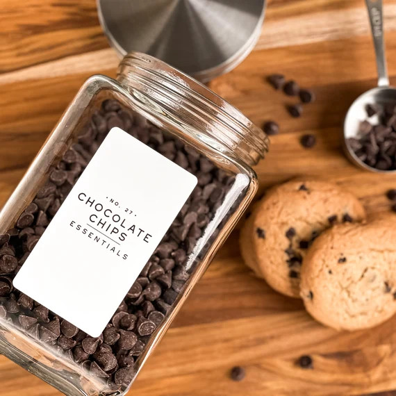 Pantry Labels  Simply Modern Pantry Essentials Labels  - Etsy | Etsy (US)