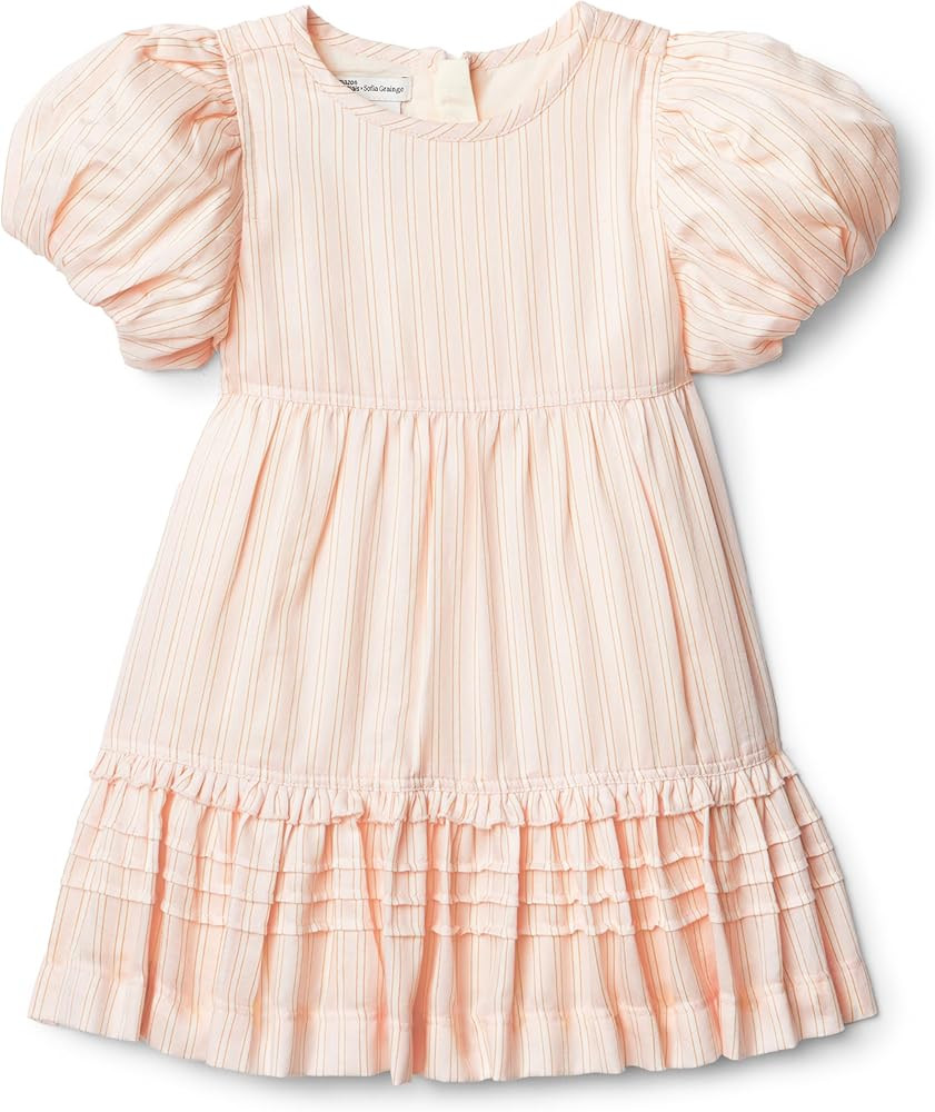 Amazon Essentials x Sofia Grainge Toddlers and Baby Girls' Puff Sleeve Dress | Amazon (US)