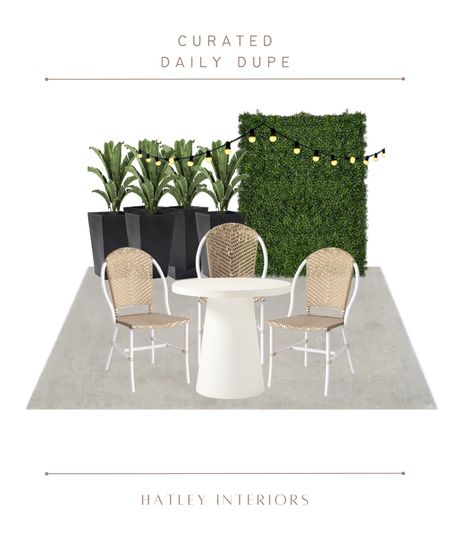 today’s dupe styled! 

serena & lily riviera outdoor dining chair dupe, outdoor patio decor, outdoor patio furniture, patio furniture sets, outdoor dining furniture, outdoor patio mood board 

#LTKSeasonal #LTKhome #LTKsalealert