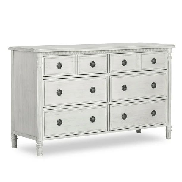 evolur Julienne Double Dresser - Antique Grey Mist - Walmart.com | Walmart (US)