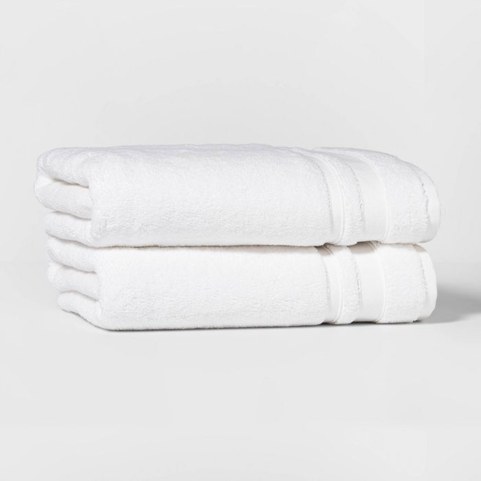 2pk Performance Bath Towel Set Sand - Threshold&#8482; | Target