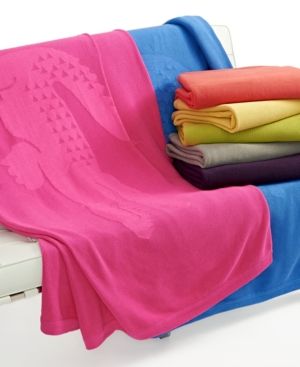 Lacoste Home Crocoknit Throw Collection Bedding | Macys (US)