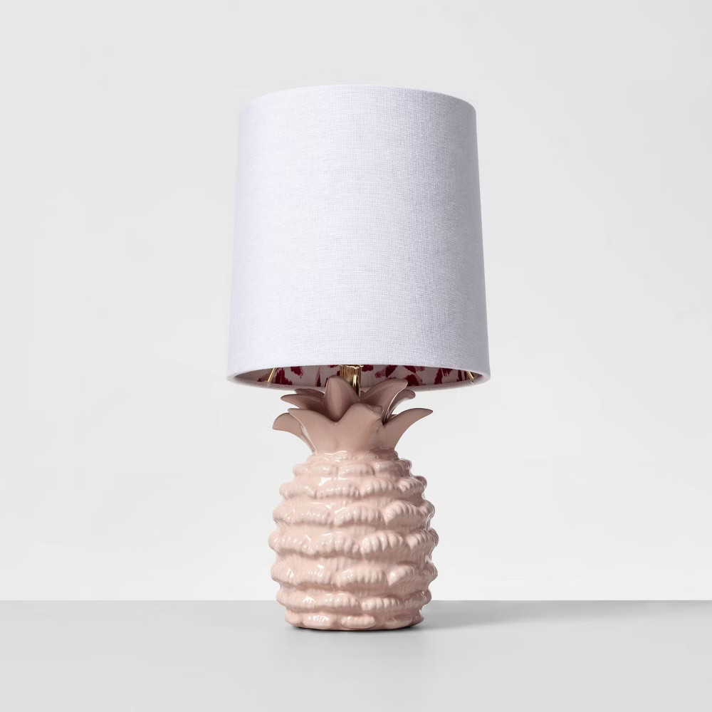 Pineapple Mini Table Lamp Pink (Includes Energy Efficient Light Bulb) - Opalhouse | Target