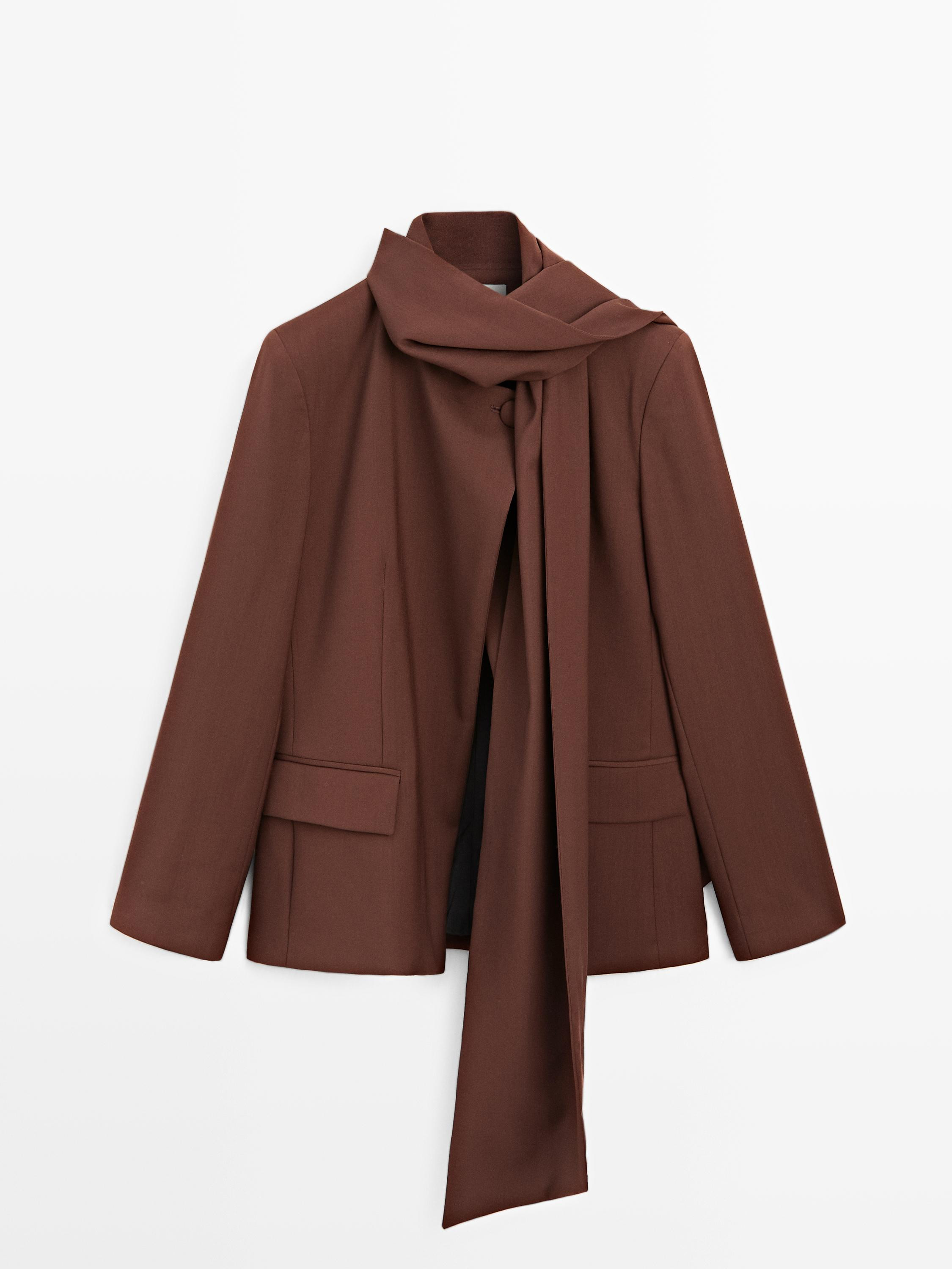 Cape-Blazer mit Foula - STUDIO | Massimo Dutti DE
