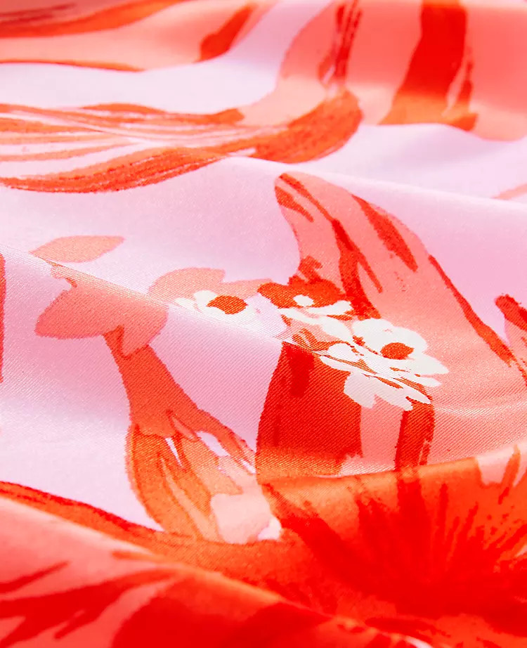Floral Silk Scarf | Ann Taylor