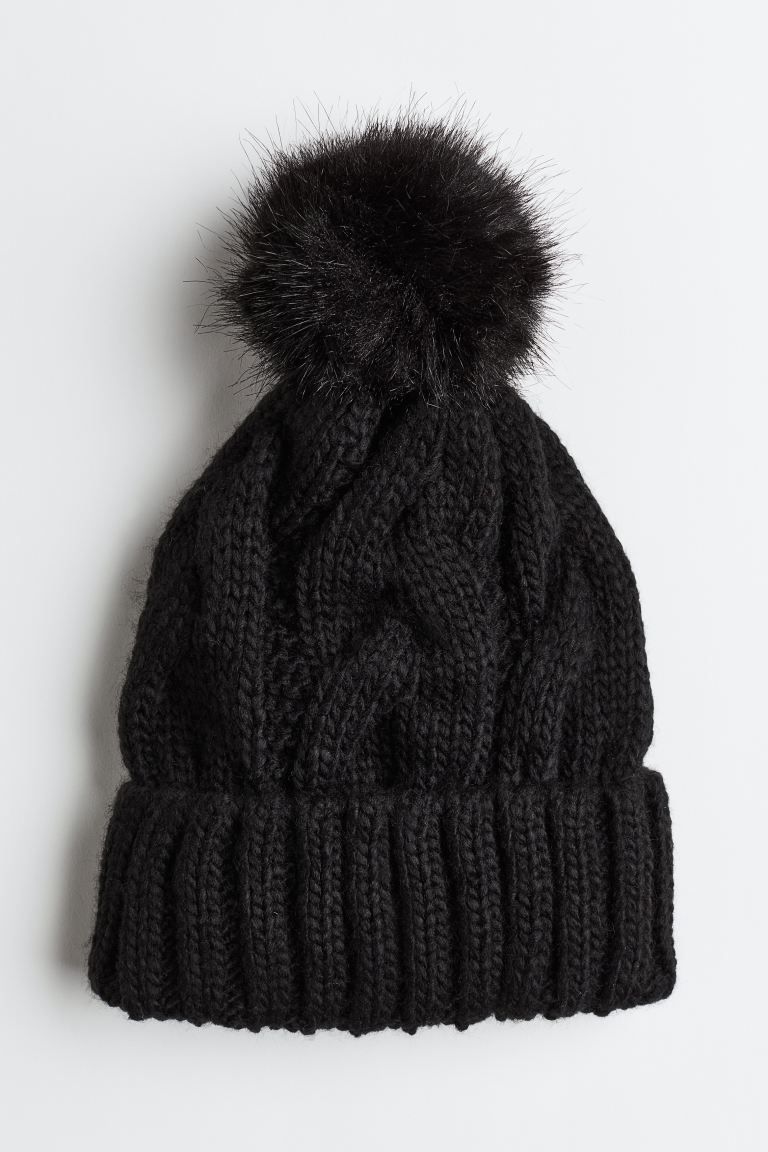 Cable-knit Pompom Hat | H&M (US + CA)