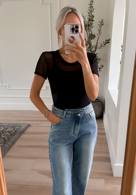 Amazon top small 
Amazon pants 2

Mesh top, country concert outfit, wide leg jeans, summer outfit, spring outfit, spring style, black top, black short sleeve top, festival outfit, dark jeans 


#LTKsalealert #LTKfindsunder50 #LTKtravel