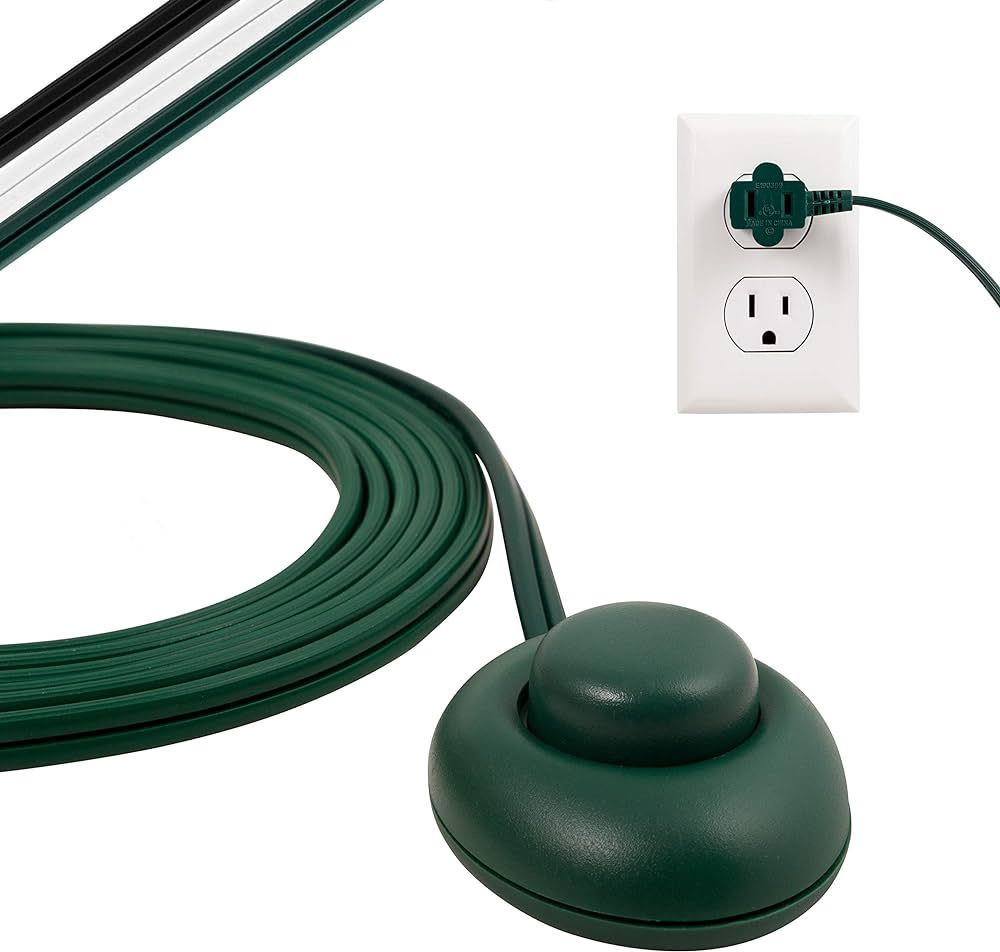 Philips Accessories Plug-in Footswitch, 9 Ft Long Cord, One Polarized Outlet, On/Off Switch, Gree... | Amazon (US)