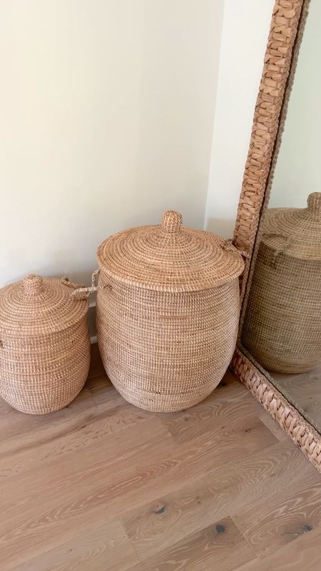 These baskets are such great quality. I use the large one as a hamper and the small one to collect items I'm ready to pass on. 

#LTKSummerSales #LTKHome #LTKVideo