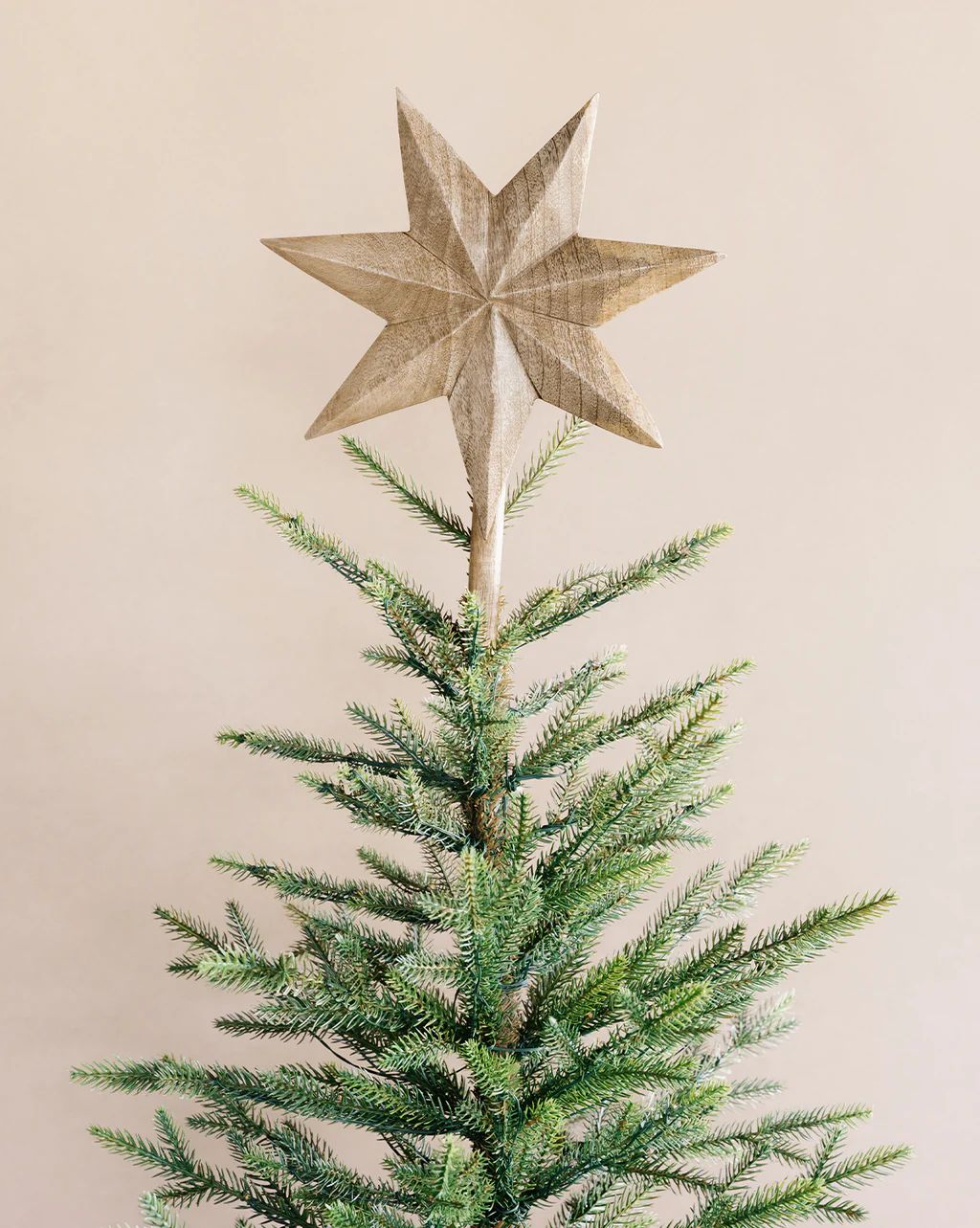 Carved 7 Point Star Tree Topper | McGee & Co.